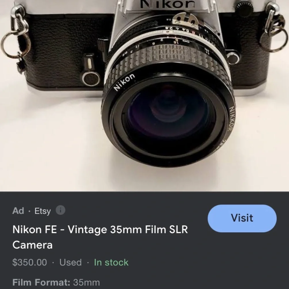 5 never used in tact Nikon/Vivtar lenses